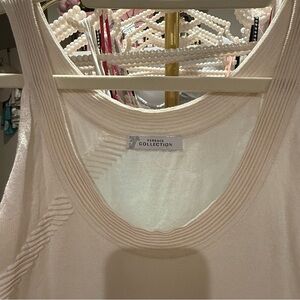 Versace Collection Cream Sleeveless Top